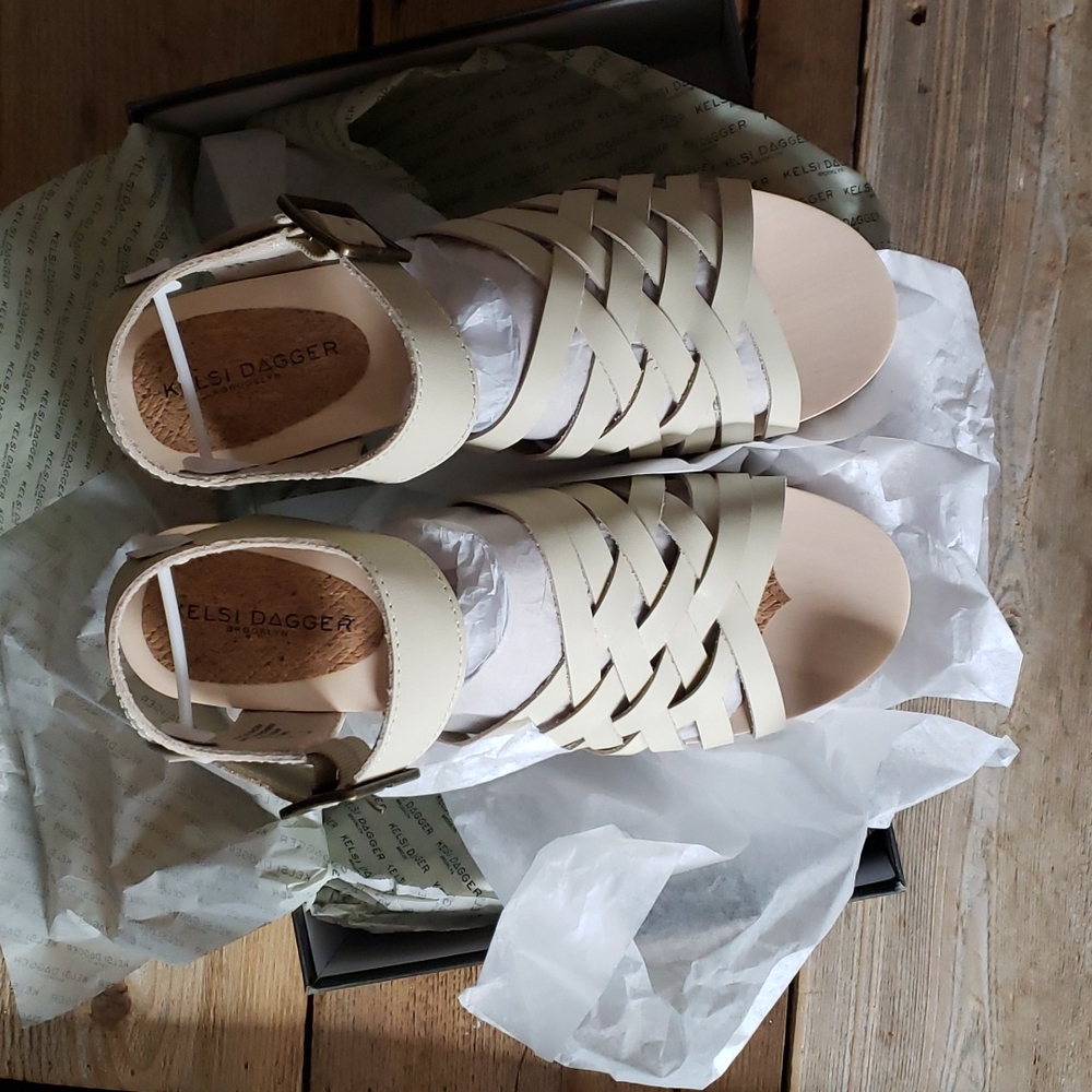 Kelsi Dagger Brooklyn Clog Sandals size 7 NWB!!